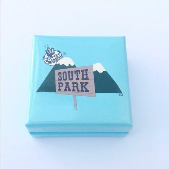 South Park novelty cuff links Cartman Cheesy Pouf - Picture 3 of 3